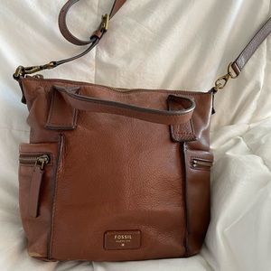Fossil Bag . Tan color.